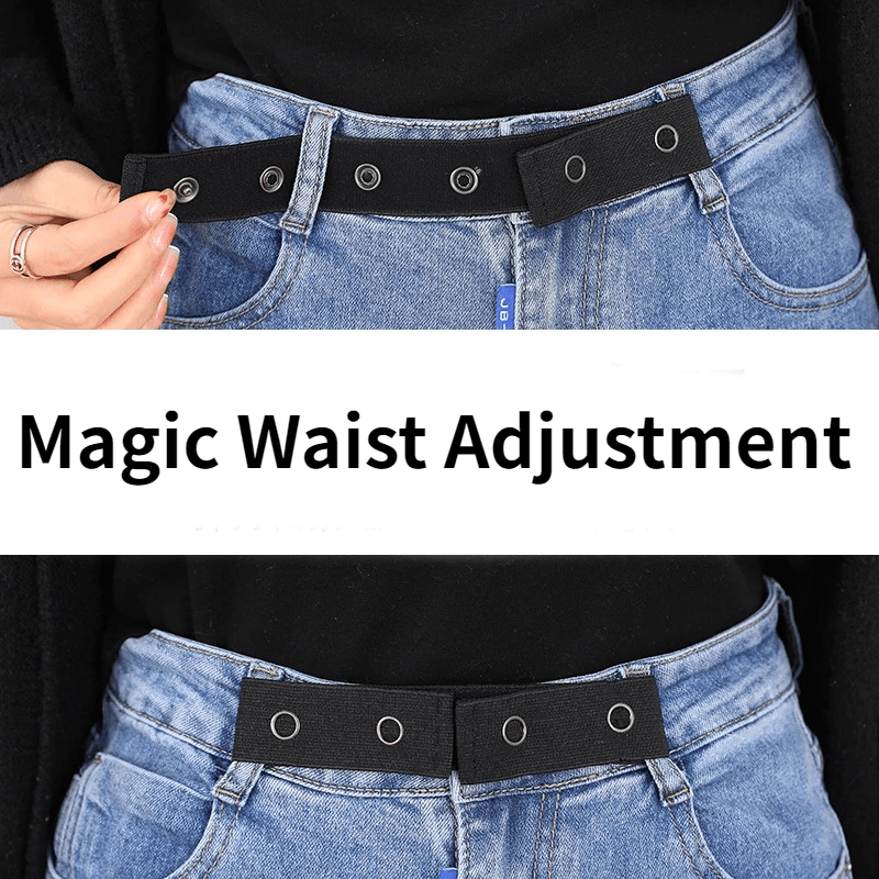 1pc New Style Elastic Waist Extender Adjustable Pants Jeans