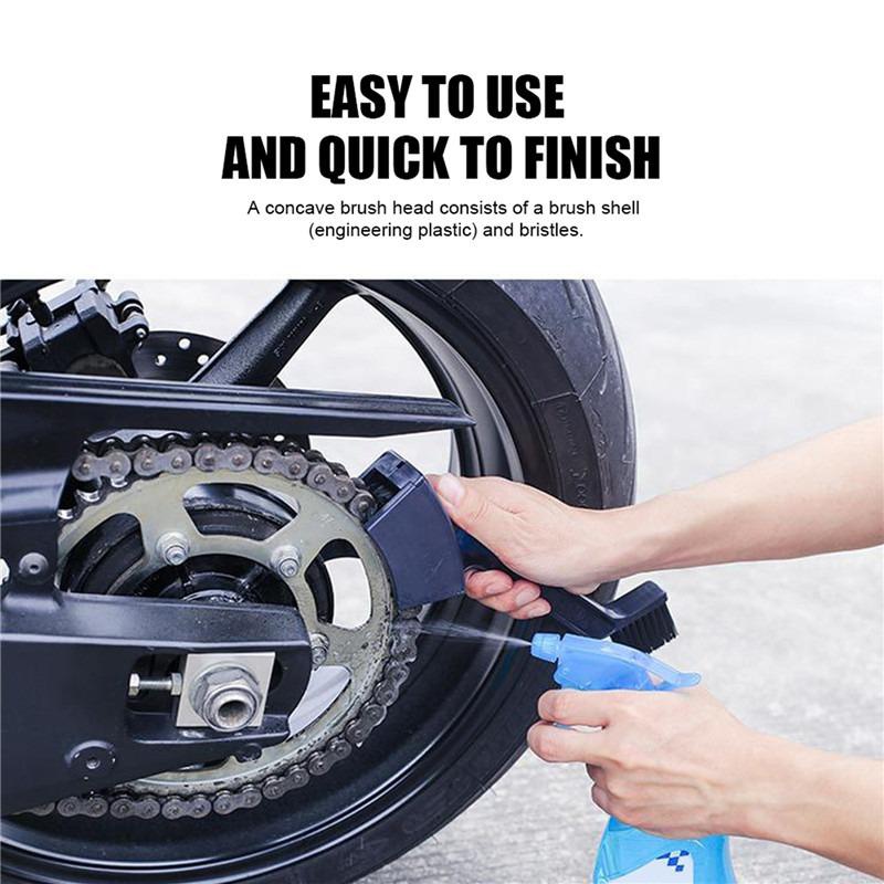 Bike Chain Cleaner Bicycle Motorcycle Chain Cleaning Brush - Temu