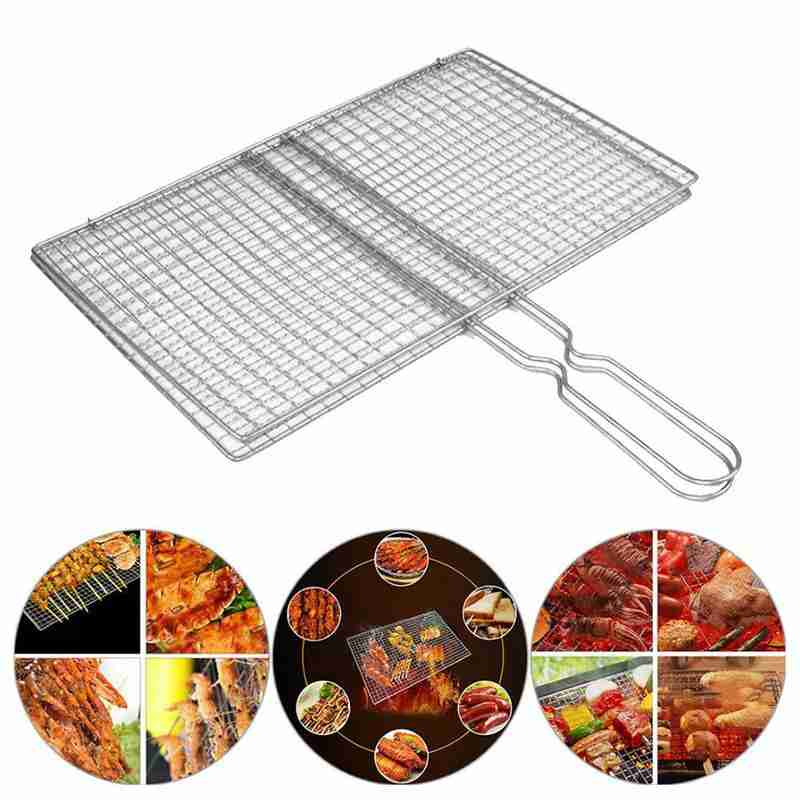 Stainless Steel Barbecue Net Clip Grilled Fish Clip - Temu