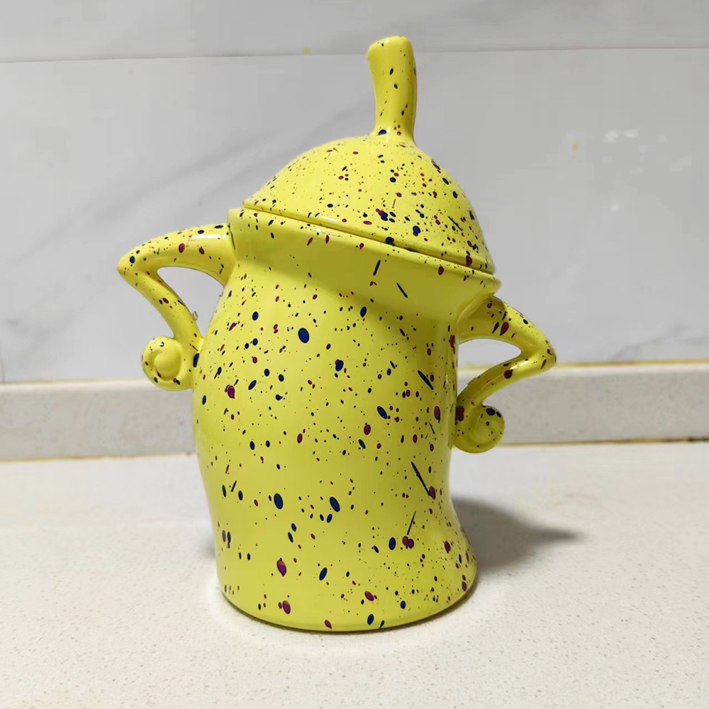 Teapot with Attitude w/ Airtight Lid Easy to Open Food Storage Airtight Jar  Fun