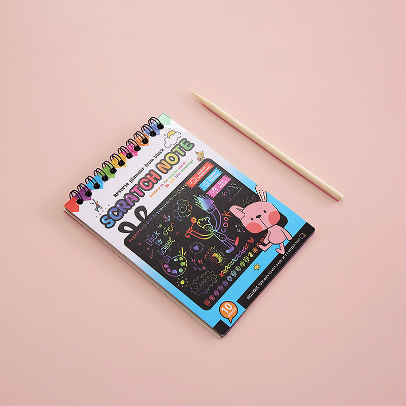 DIY Scratch-Off Rainbow Notebook! DIY Weird Back To School