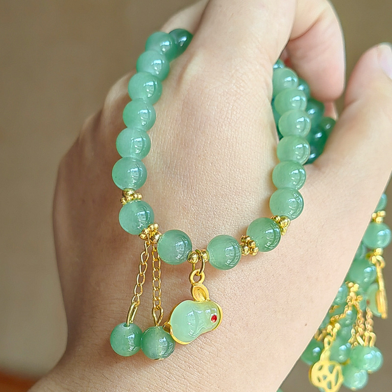 Jade bead necklace on sale value