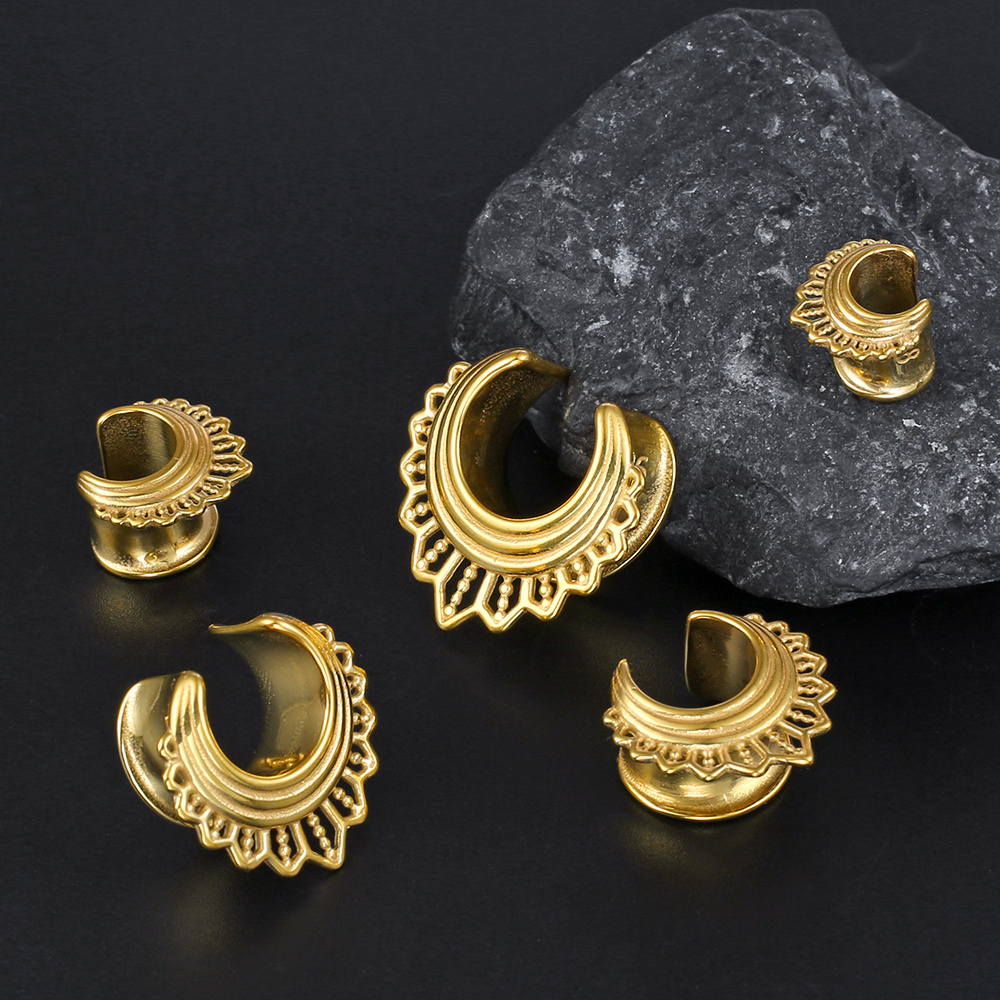 Real gold on sale ear gauges