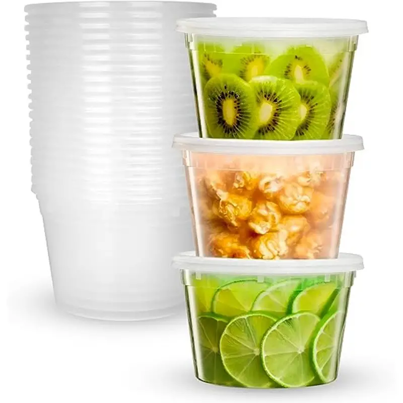 Plastic Storage Containers With Lids Reusable Food - Temu