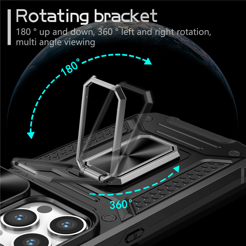 built in magnetic guide ring stand case shockproof protective cover with slide lens protector for iphone 15 pro max 15 plus iphone 14 pro max 14 plus iphone 13 pro max iphone 12 pro max details 5