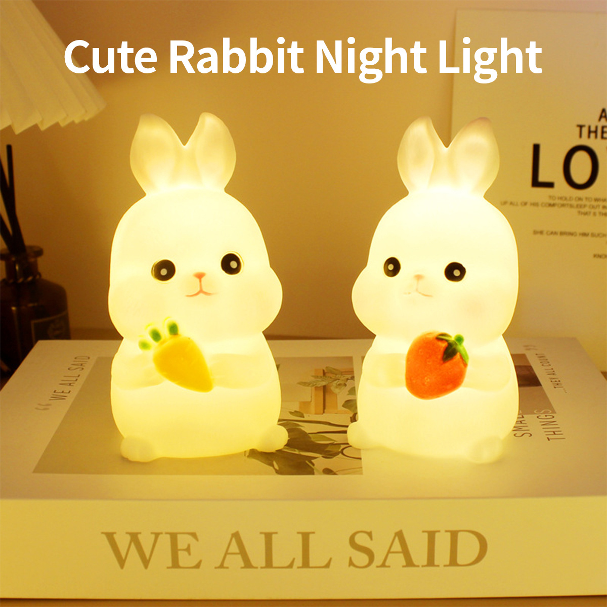 1pc Luz Nocturna LED De Dibujos Animados Linda Decoración De - Temu