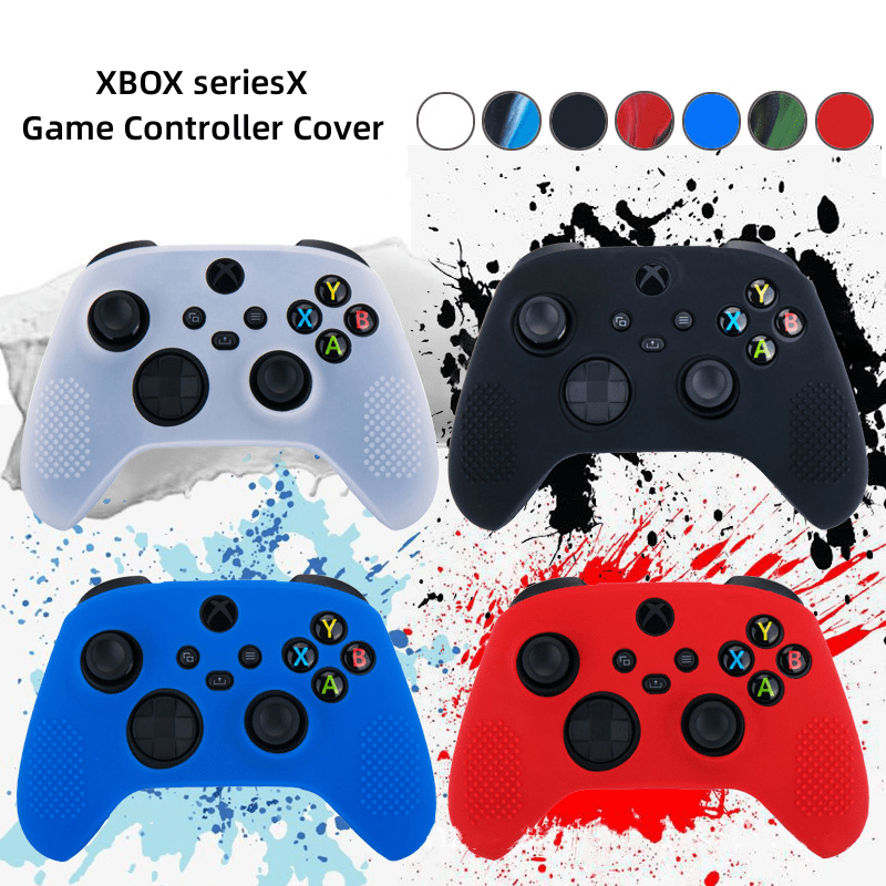 

1pc Suitable For Xbox Seriesx Game Console Wireless Handle Silicone Protection Soft Cover For Enhanced Touch Silicone Protection Accessories, With Anti Scratch And Anti Drop Function