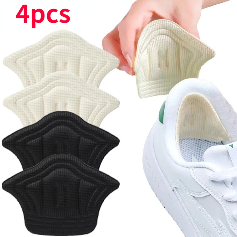 

4pcs Self-adhesive Multifunctional Heel Pads, Heel Stickers For Skate Shoes Sneakers Casual Shoes