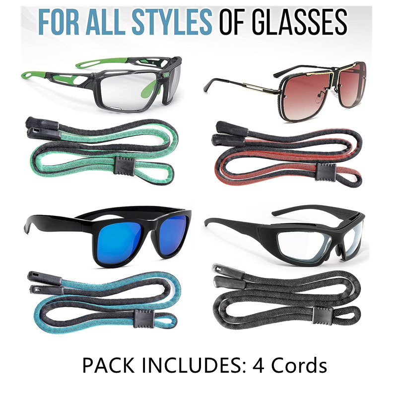 Eyeglasses String Chains Fashion Eyeglasses Straps Glasses Lanyard Retainer  Cord, Multicolored Sunglasses Strap for Women Men
