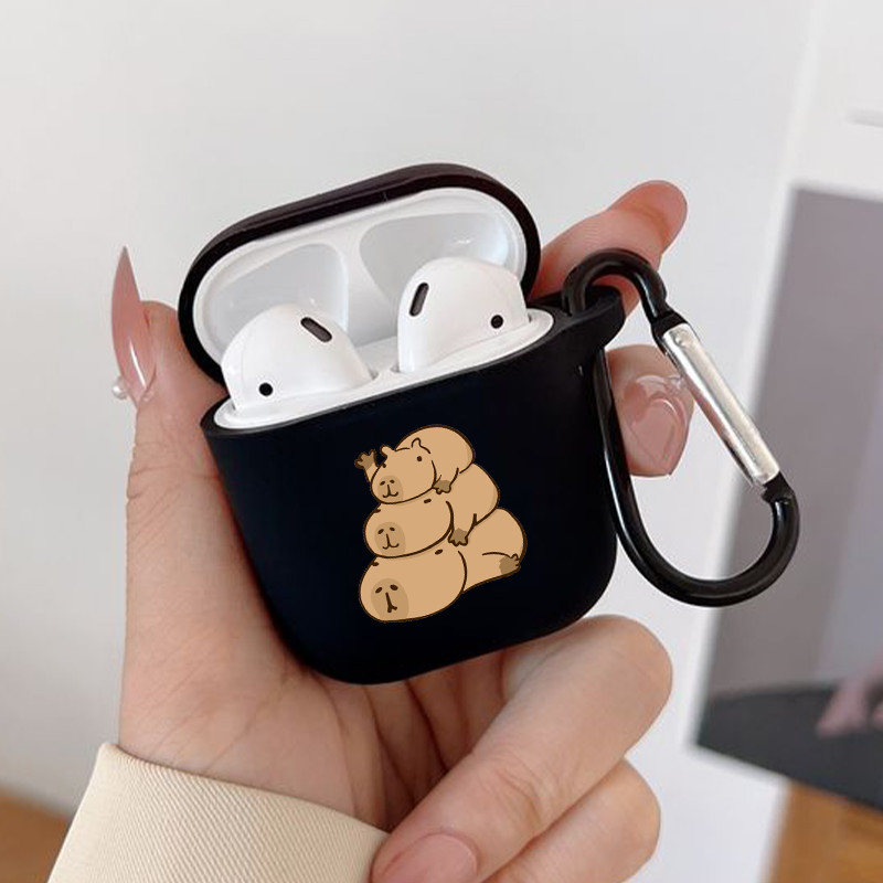 

Capybara Jenga Protective Case For Wireless Earphone For Airpods 1/2, For Airpods3, For Airpods Pro, Good Quality And Durable Tpu Case As Gift For Birthday/teen/boys/girls/son/daughter/boy