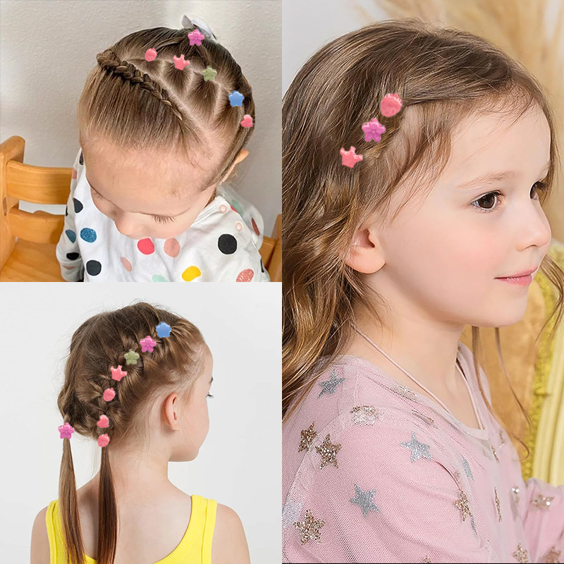 Princess Hair Accessories: Flower Butterfly Mini Hair Clips - Temu Japan