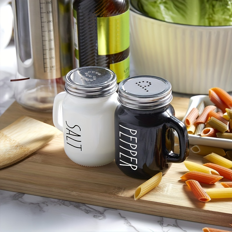 Automatic Opening Seasoning Jar, Salt And Pepper Shakers Kitchen