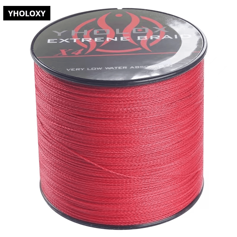 300m/328yds Braided Wear Resistant Fishing Main Line, Red PE PE  Multifilament Fishing Line, With 6-100LB (2.72-45.36KG ) Max Drag, For  Saltwater & Fre