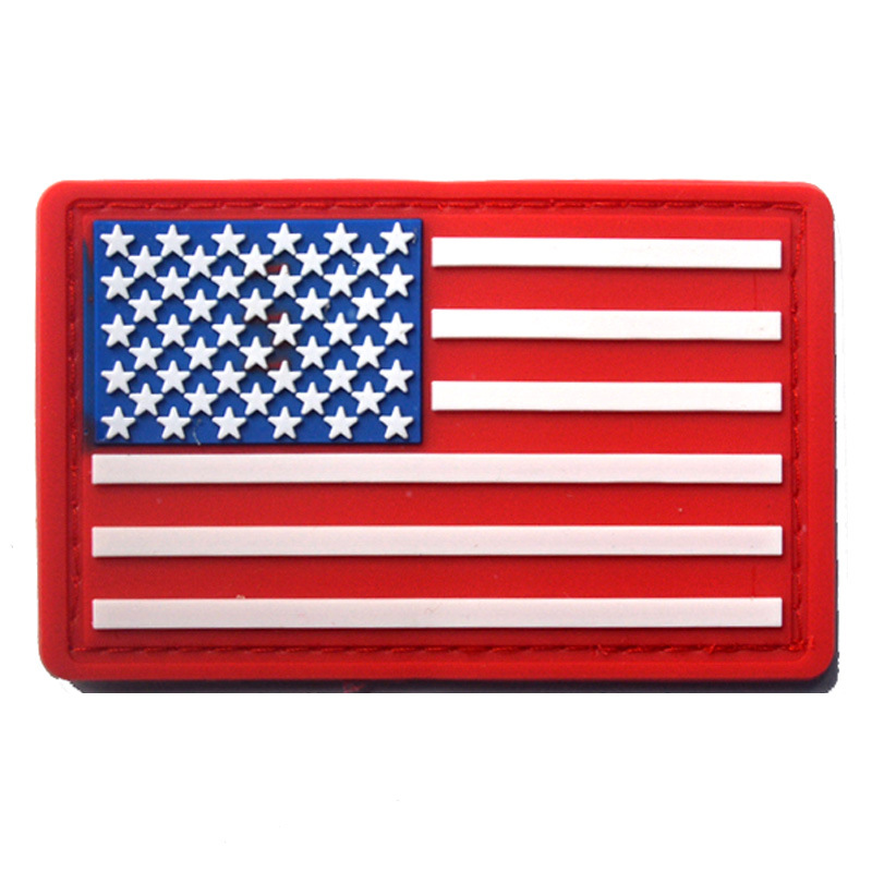 2 parches de bandera de Puerto Rico negra, bordado táctico de Estados  Unidos, emblema militar de Puerto Rico, parche militar con cierre de velcro  para