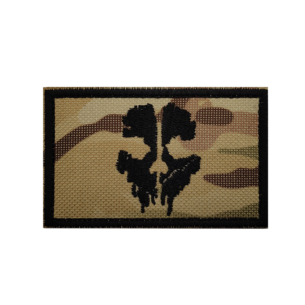 Call Duty Ghost Mask Skull Patches Diy Embroidery Decorative - Temu