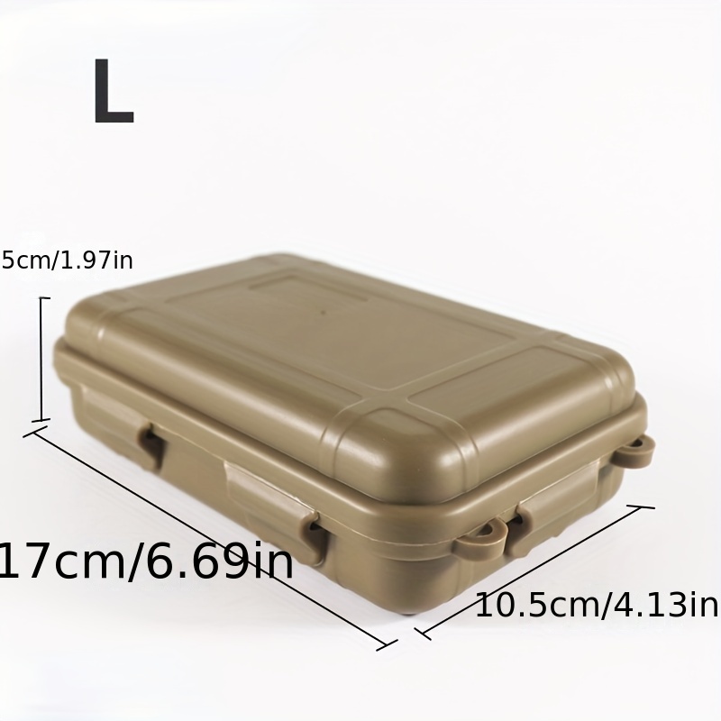 Waterproof Container Outdoor Survival Waterproof Shockproof Airtight Box  Storage Container Case Carry Box Airtight Outdoor Shockproof Storage Case  Car