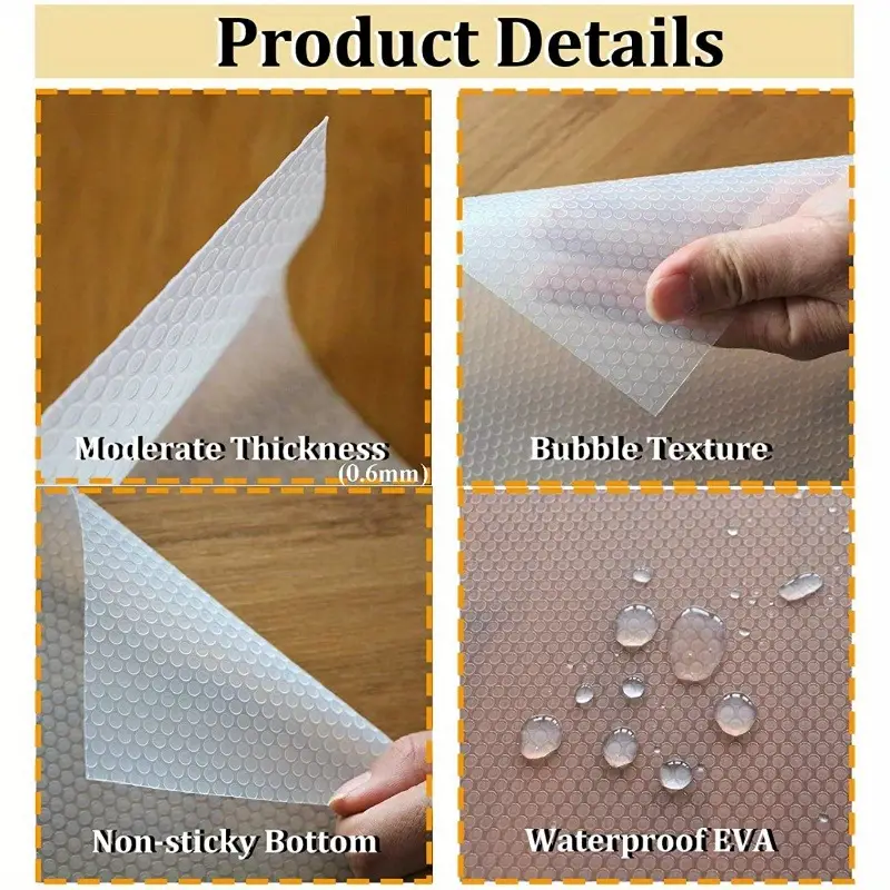 waterproof oil proof stain resistant non refrigerator mat washable cuttable drawer liners for freezer glass shelf cupboard cabinet non slip fridge liner mats cover pads for home kitchen supplies details 7