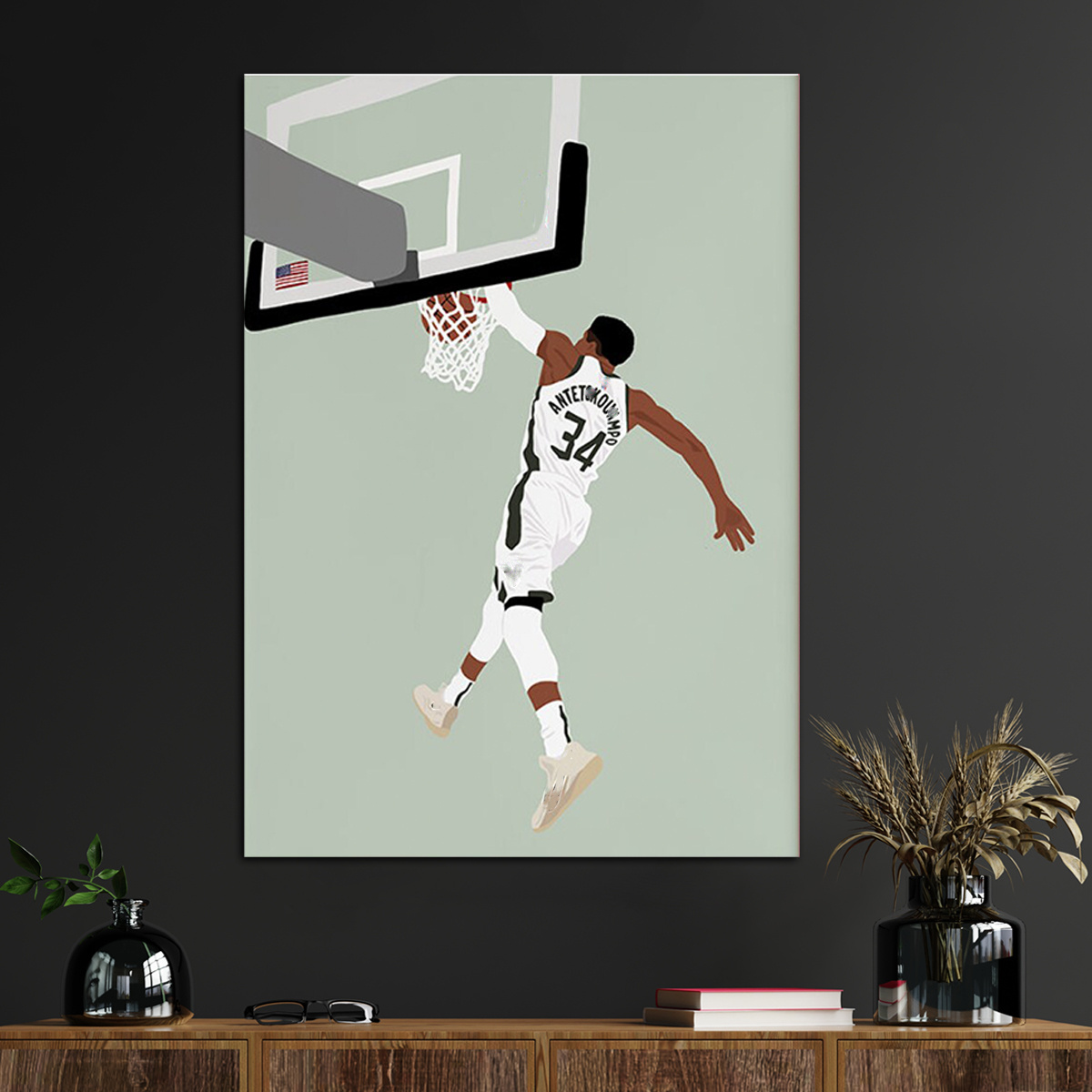 Basketball Canvas Posters For Room - Temu