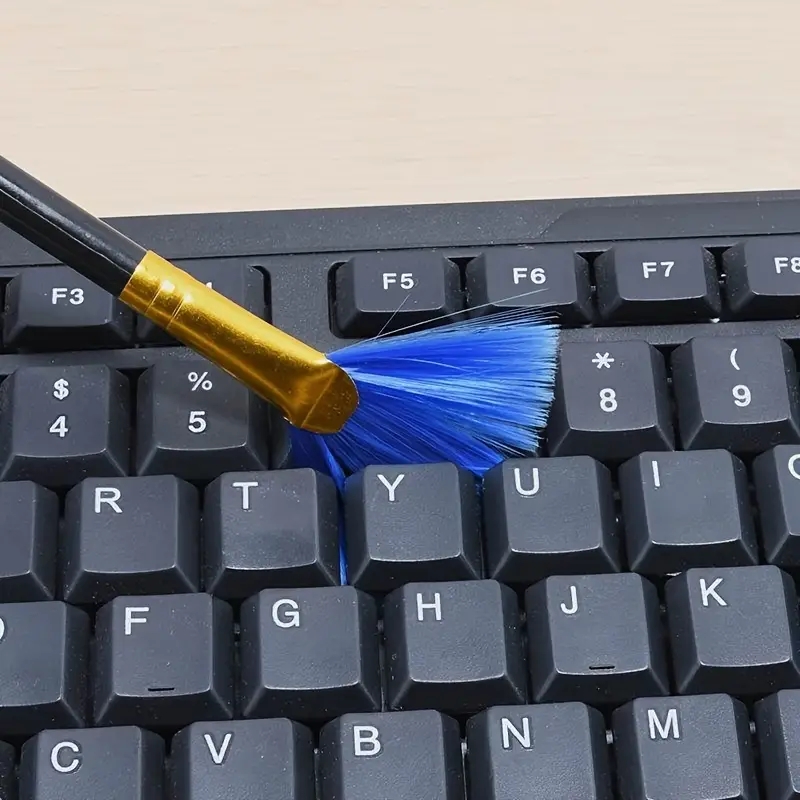 Small Portable Nylon Anti-static Brush Electronic Computer Keyboard Laptop Cleaning  Brush Set (black, ) - Temu
