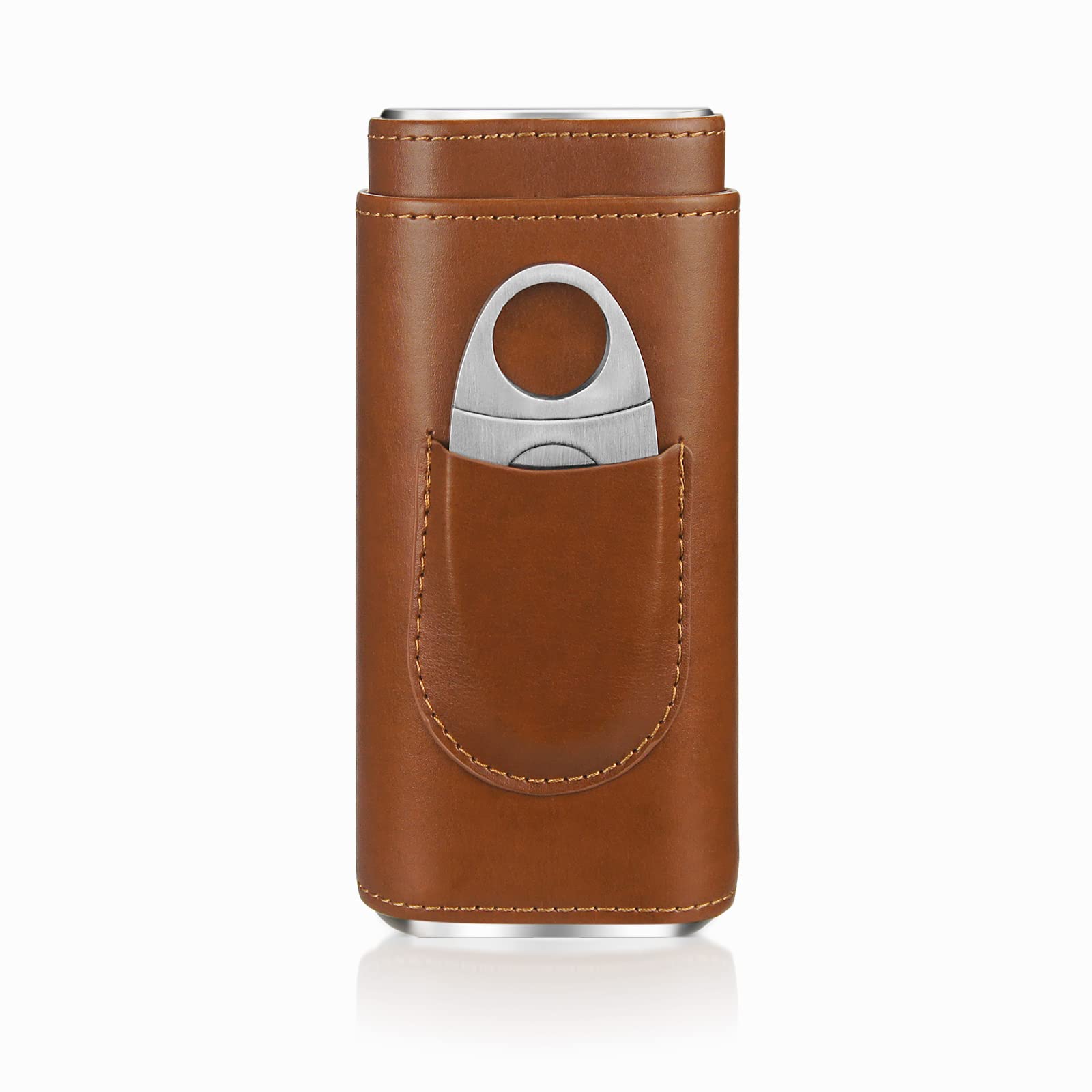 Buy Luxury Leather 2 Finger Cigar Cases