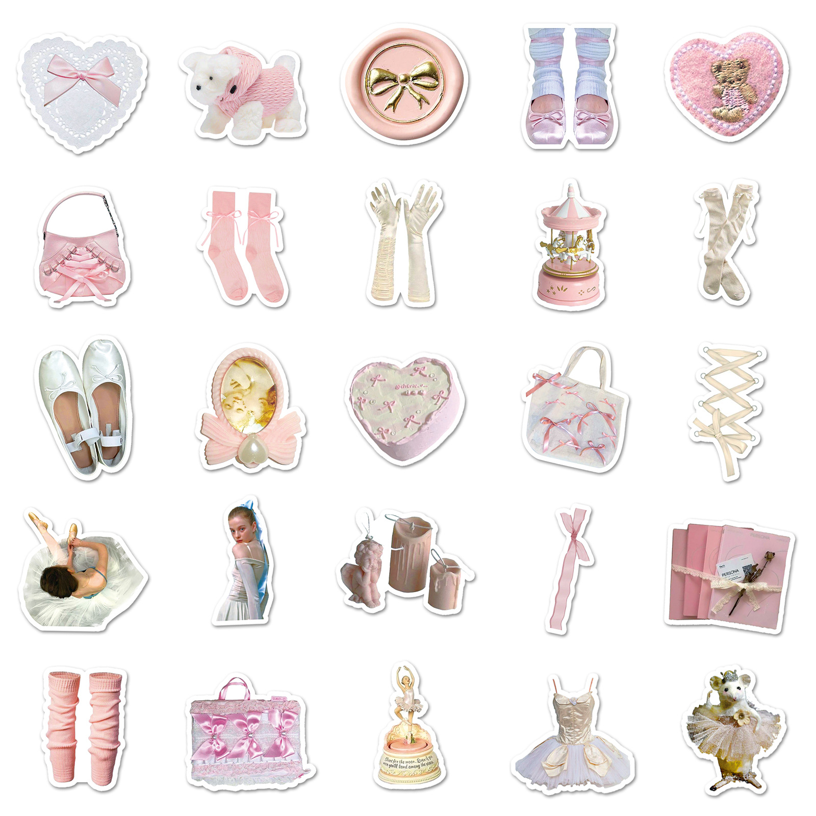 Bow Stickers Waterproof Cute Stickers For Laptop Scrapbook Water  Bottle,stickers - Temu