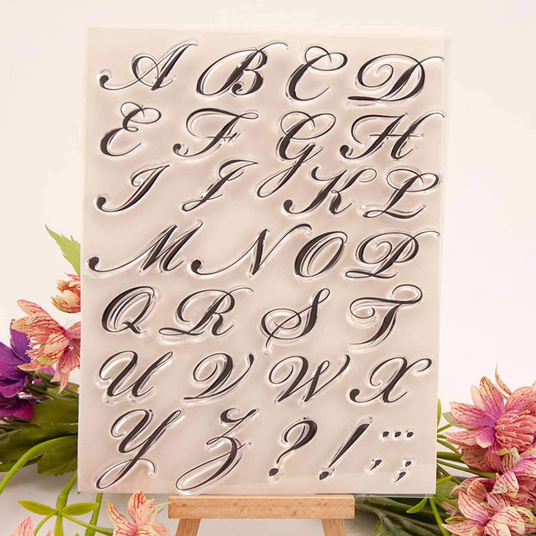  1 Sheet Clear Silicone Stamp Seal,Calendar Pattern