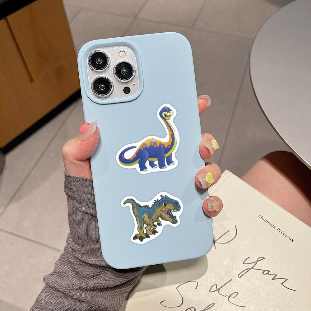 Cartoon Dinosaur Series Stickers Cute Water Bottle Stickers - Temu