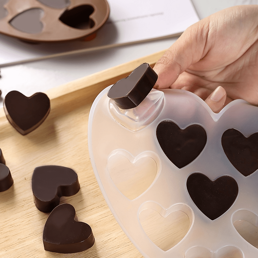 Heart Chocolate Molds Silicone Love Candy Molds 10 Different - Temu