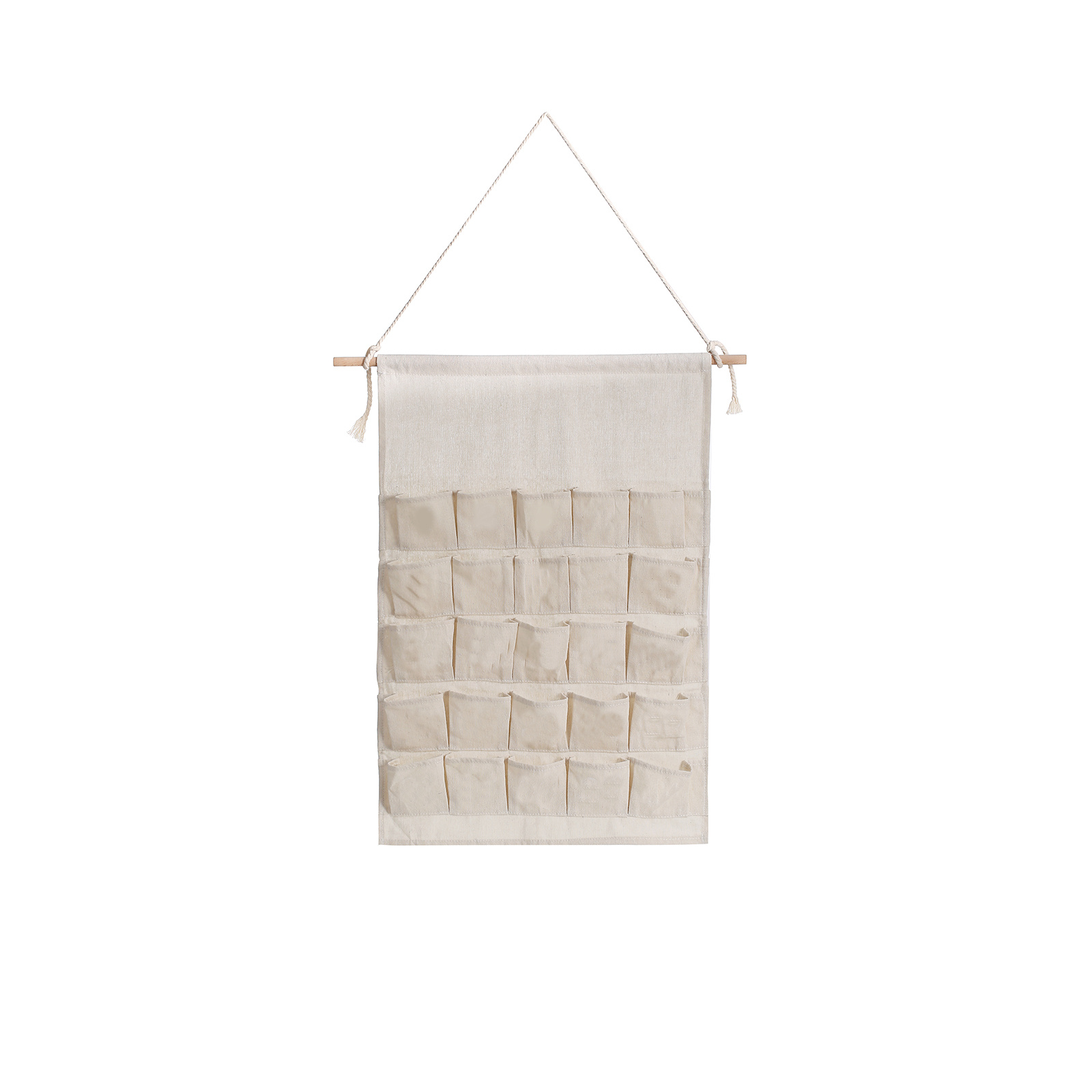 Image of Blank 25-square Christmas Advent Calendar, Wall-mounted Storage Bag, Door Organizer, Bedroom & Bathroom Hanging Storage Pouch, Holiday Decorations For Christmas Celebrations