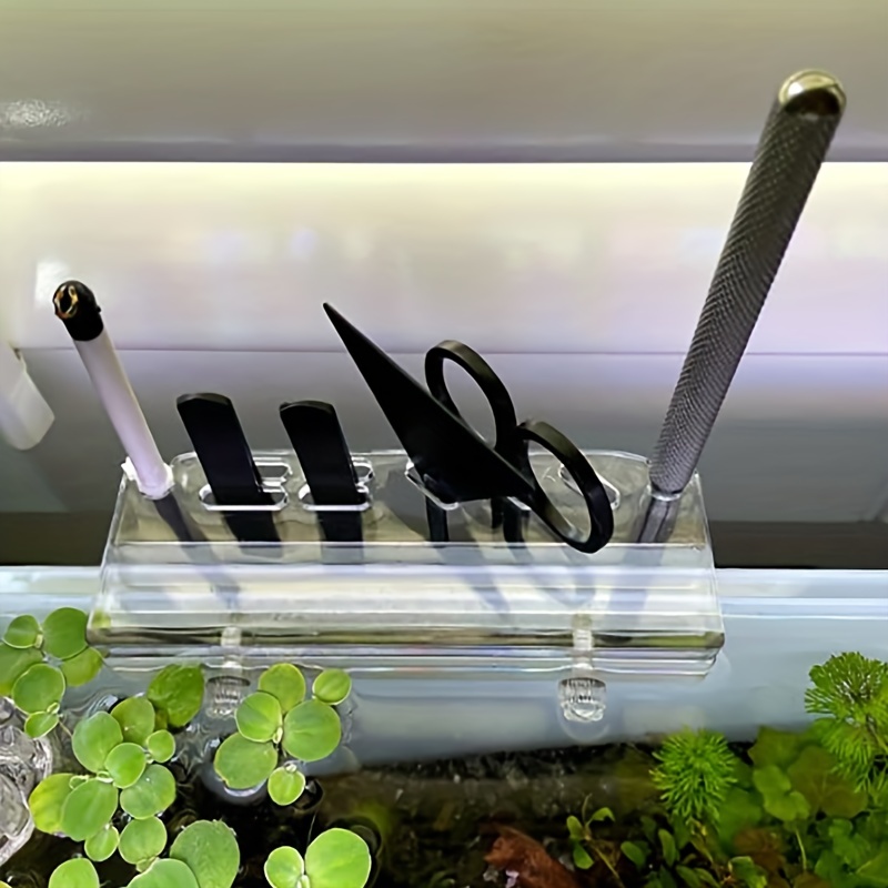 Acrylic Fish Tank Aquarium Water Tank Tool Rack Water Grass Temu