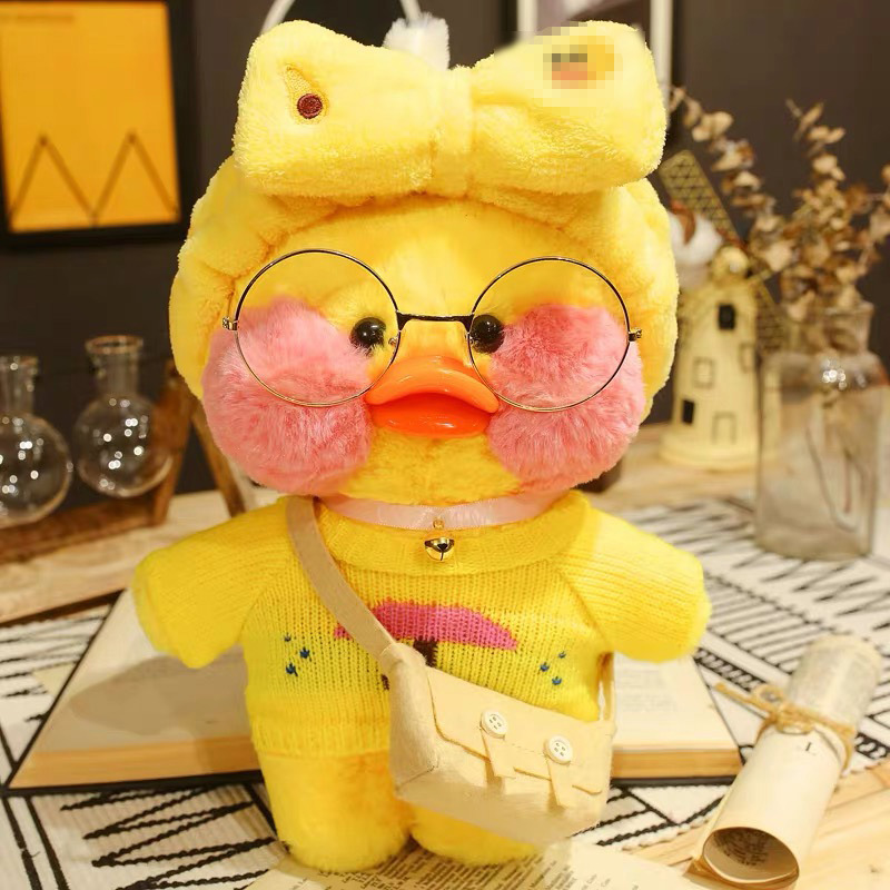 New Little Yellow Duck Plush Backpack Stuffed Toy Kawaii Animal Duck Bag  Cartoon Cute Soft Schoolbag Girls Children's Day Gifts - AliExpress