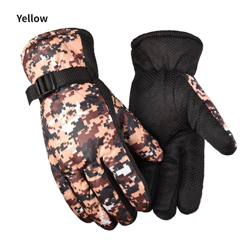 1pair Winter Warm Gloves Anti Slip Waterproof Thermal Heated