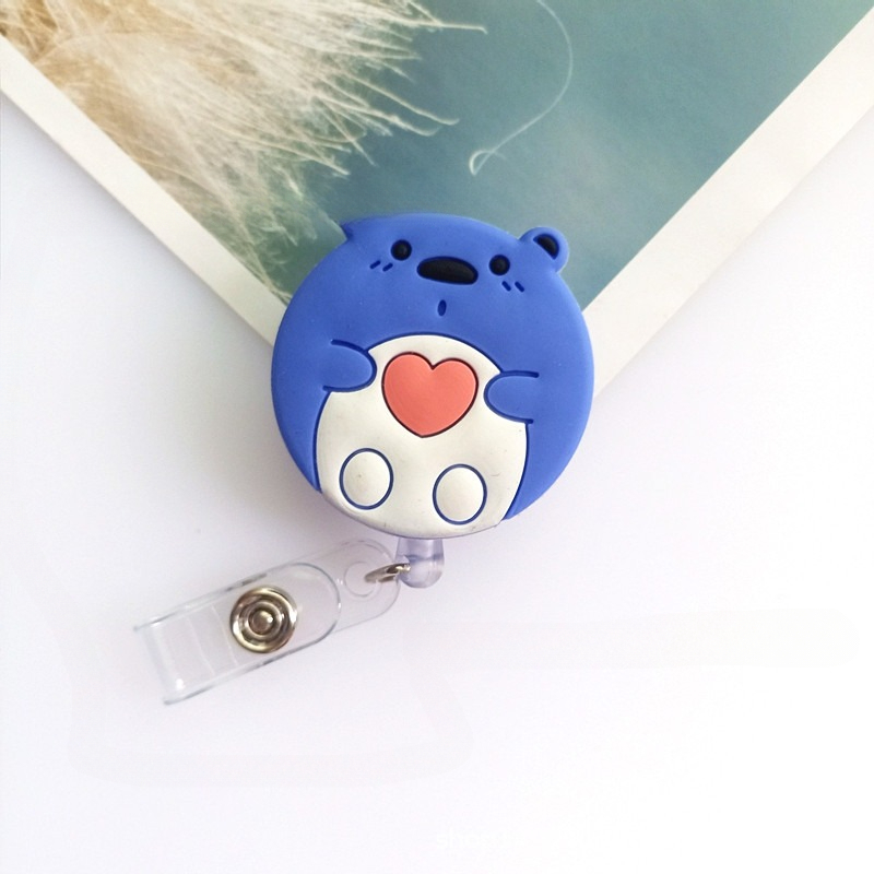 New Design Quality Retractable Nurse Badge Holder Cute Panda