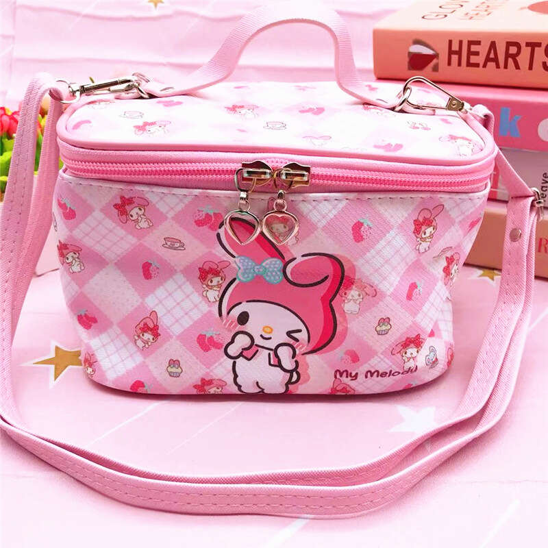 Hello Kitty PU Pink Tote Bag Women's Shoulder Hand Bag Fashion