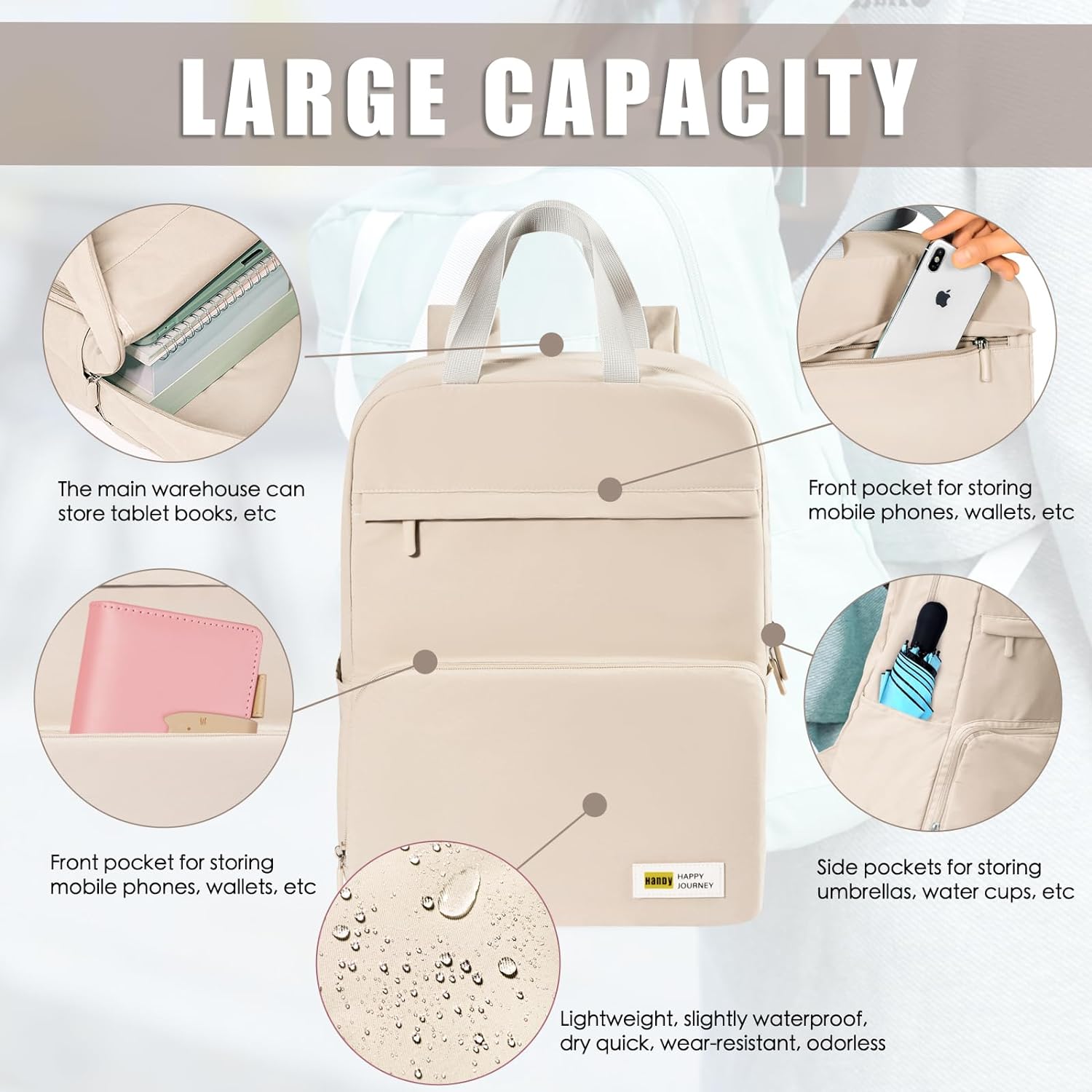 foldable travel backpack