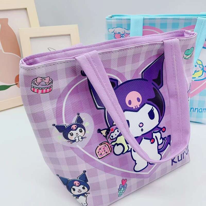 My Melody Cinnamoroll Kuromi Pompompurin Pochacco Handbag Lunch