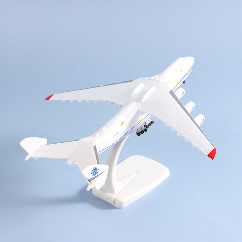 1:400 20cm Alloy An-225 Aircraft Model Toy 8inch Ukraine Painted Mriya  Transporter Display Model Plane For Collection