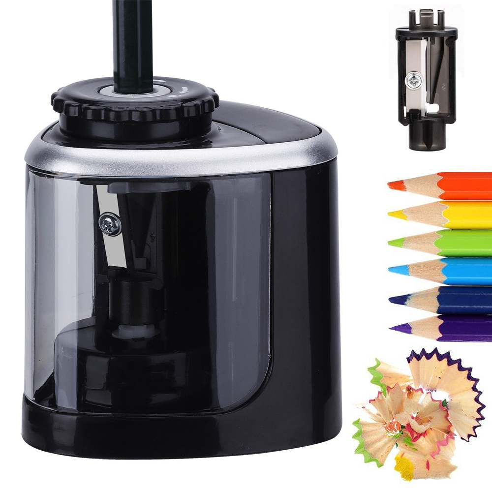 Colored Pencil Sharpener, Large Pencil Sharpener, Rechargeable Electric  Pencil S