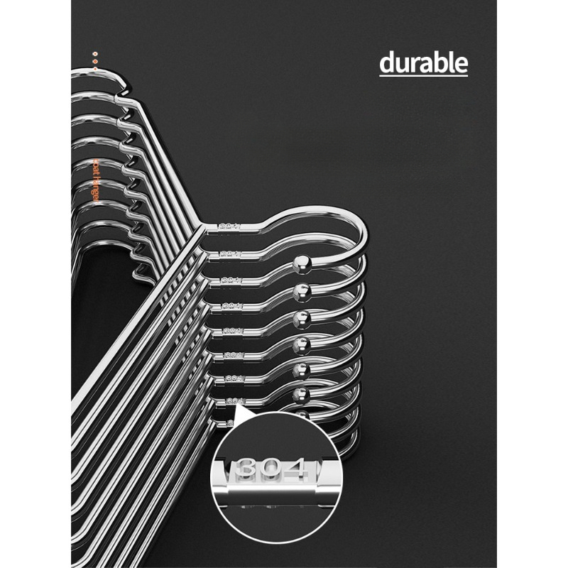 HomeCloud Stainless Steel Cloth Hanger Leaf Design, Multipurpose Garments  Rack with Bottom Shelves