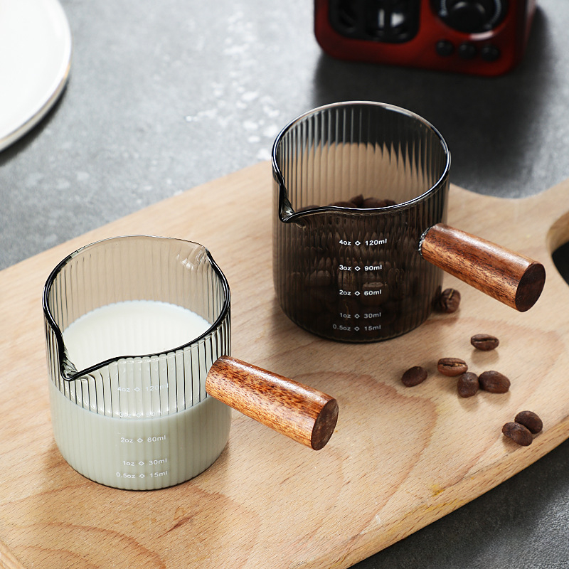 Double Shot Espresso Cups Espresso Shot Glass With Wooden - Temu