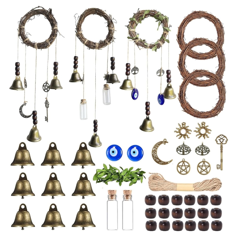 Witch Bells For Door Knob For Protection Witch Wind Chimes - Temu