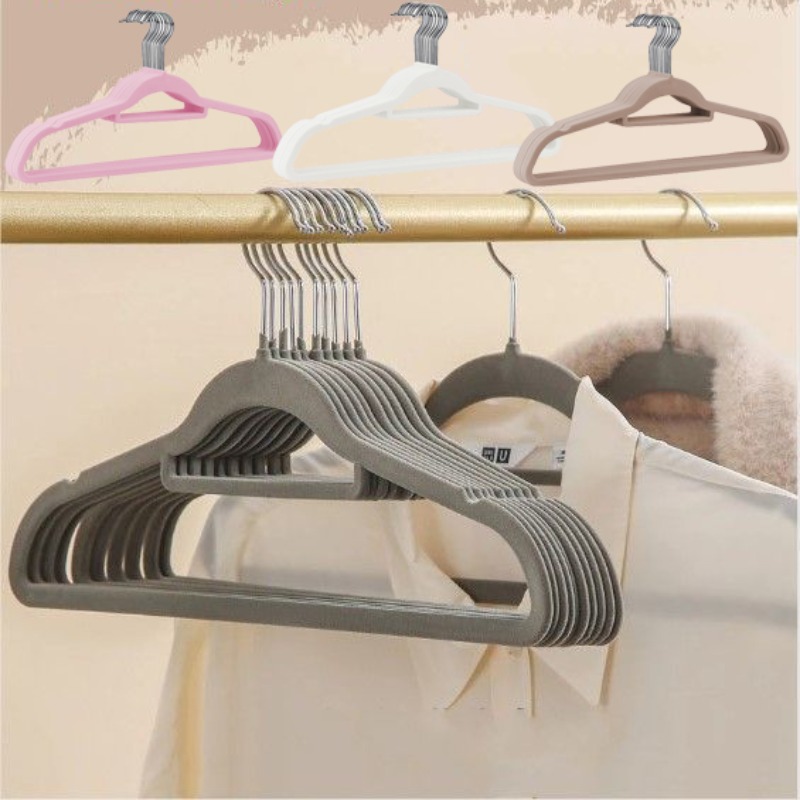 Non slip Velvet Hangers: Durable Space saving Sturdy For - Temu