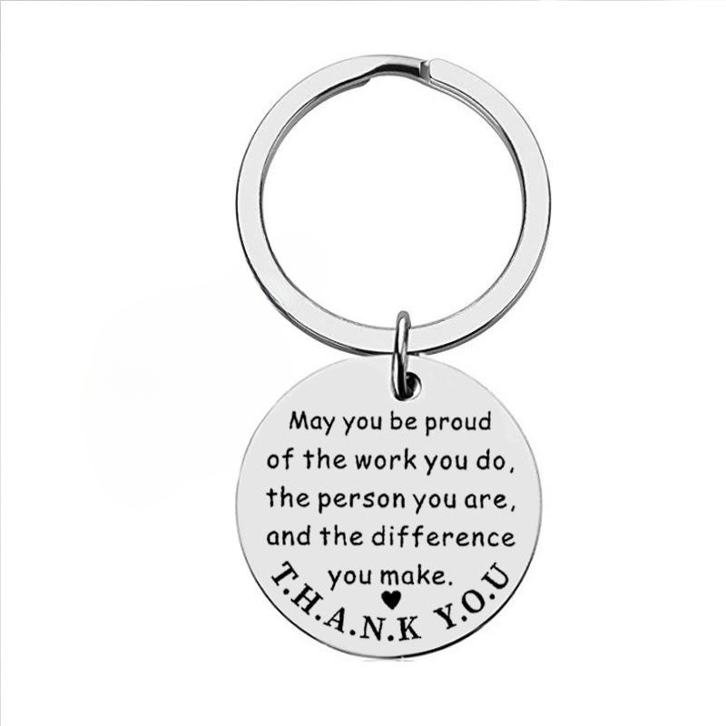 Inspirational Keychain, Proud Gift for You, Employee Thank You Gift, Christmas, Valentine's Day, Halloween Gift, Men and Women Team Gift,Temu