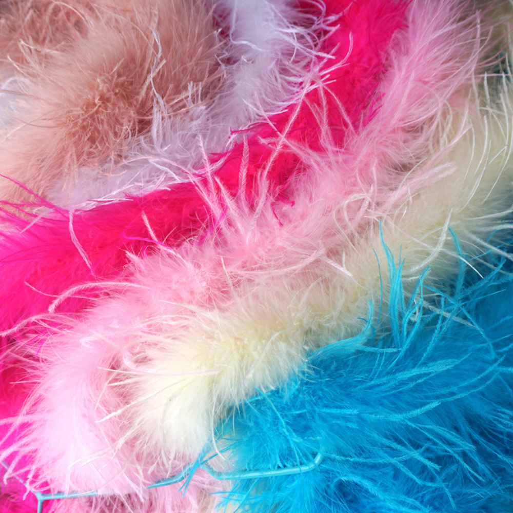 1.97yard Colorful Feather Strips Dance Costumes Diy - Temu