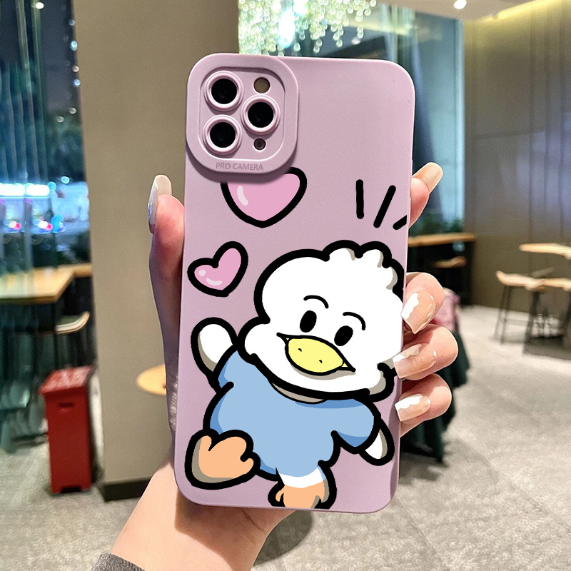 Funda Transparente Teléfono Móvil Diseño Pato Bonito Iphone - Temu