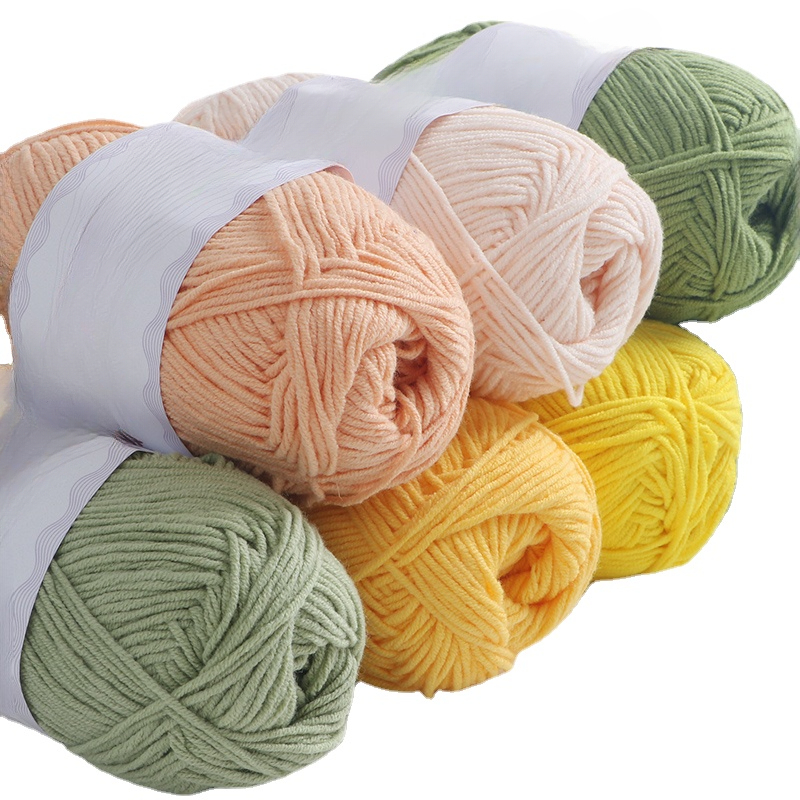 Pelote coton à crocheter blanc 1,5mm 50g tricot laine