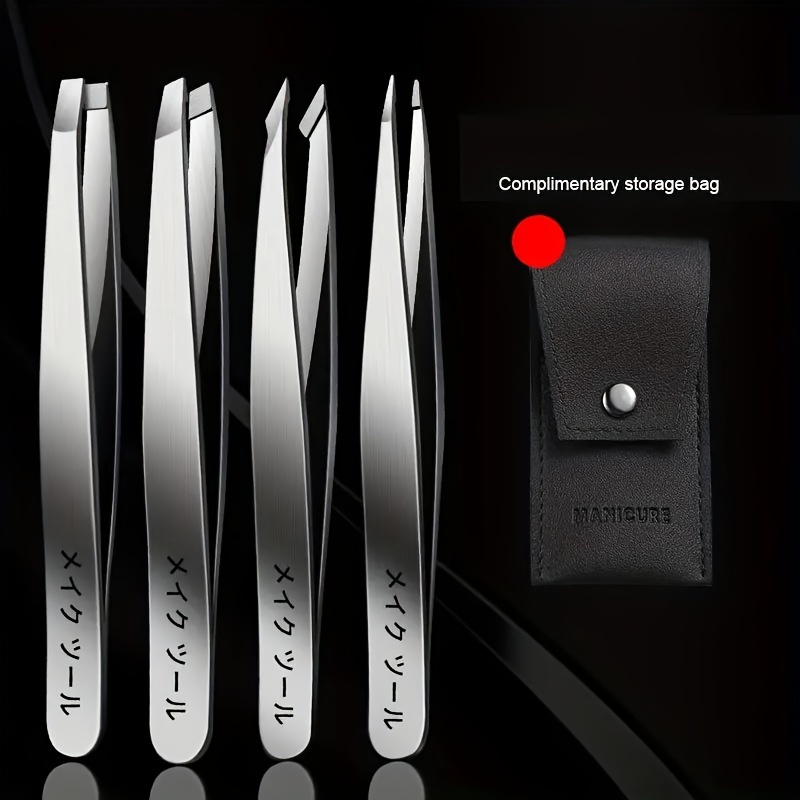 Men's Stainless Steel Eyebrow Tweezers