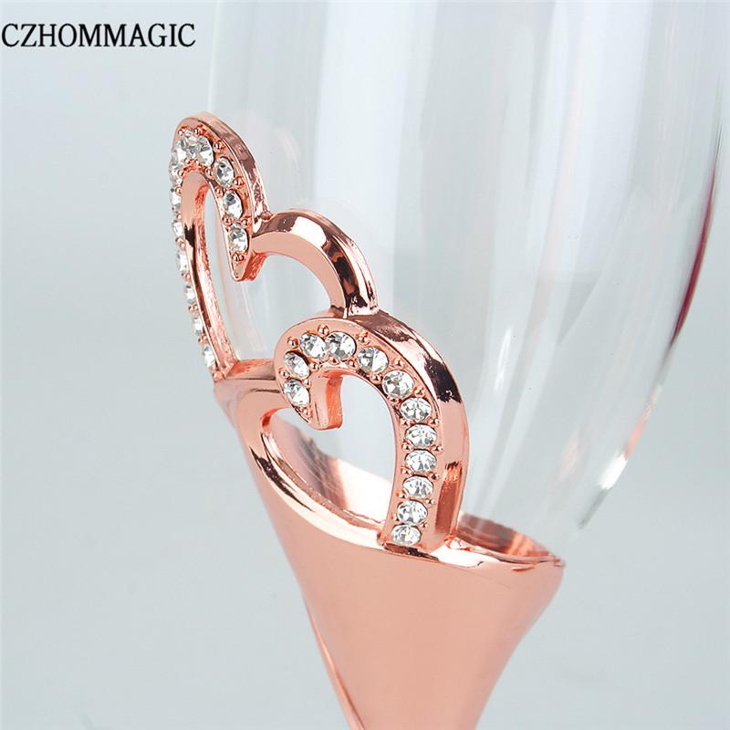 2 Pz 200 Ml Matrimonio Bicchieri Champagne Cuori 'interno - Temu Italy