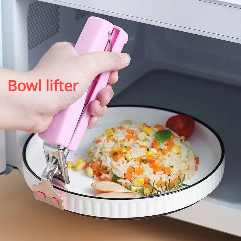 Plate Lifter, Hot Pot Tongs, Plate Clip, Anti-scald Pizza Pan Gripper, Hot  Plate Gripper, Hot Pan Gripper, Kitchen Oven Mitt, Table Mat, Pot Pliers  For Kitchen Barbecue Picnic Microwave Oven Air Fryer