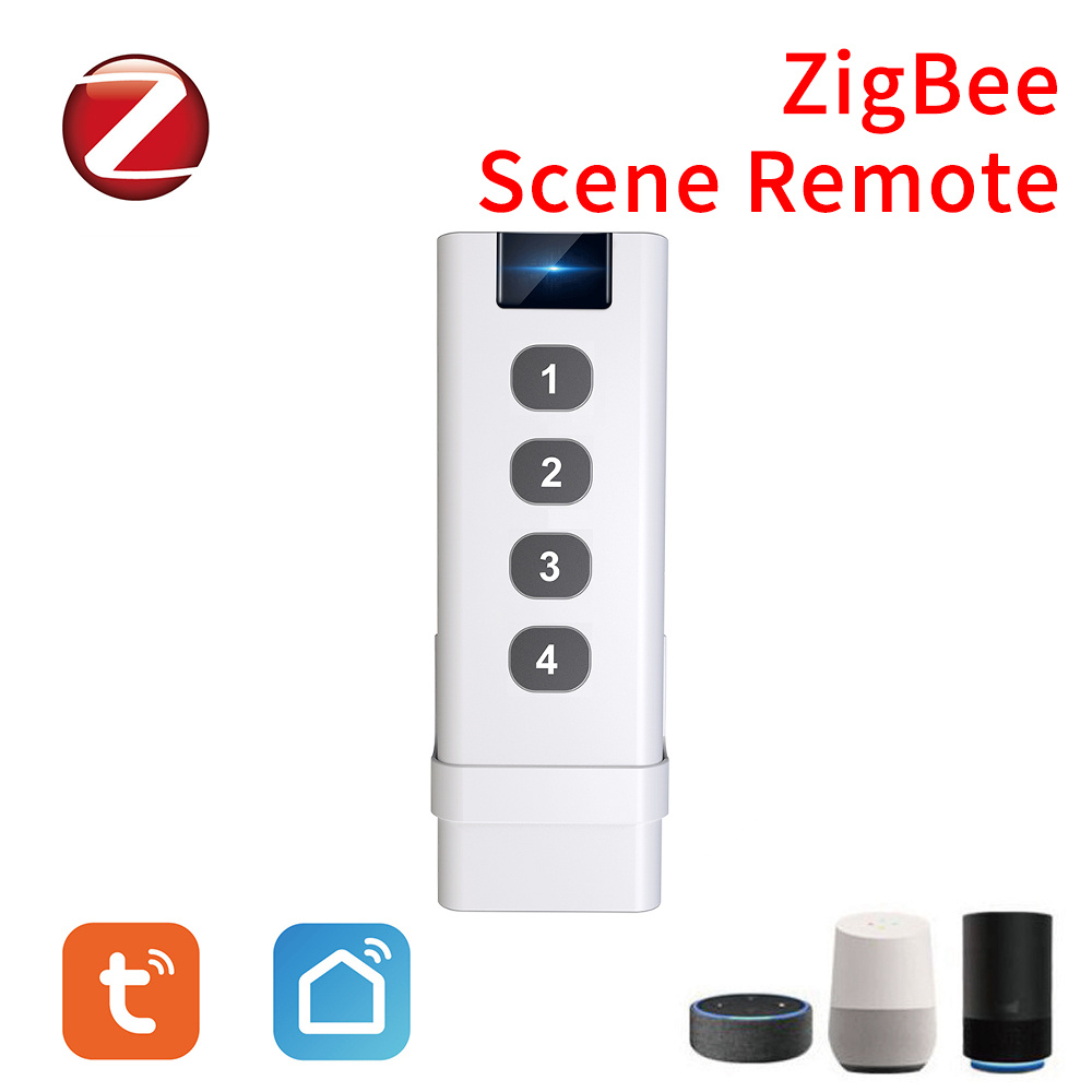 Tuya Smart Life ZigBee Smart Home Wireless Switch 3 Gangs Remote Tuya  Zigbee Hub Required No limit to Control Home Device